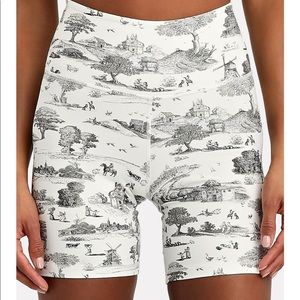 WeWoreWhat Toile Biker Shorts
